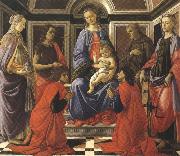 Madonna enthroned with Child and Saints (mk36)